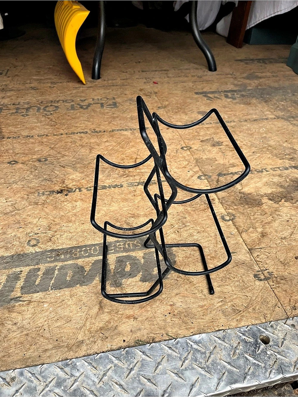 Black Wire Wine Rack